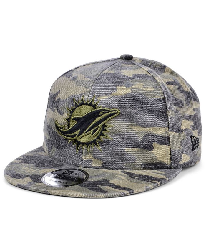 New Era Men's Camo Miami Dolphins Woodland 59FIFTY Fitted Hat - Macy's