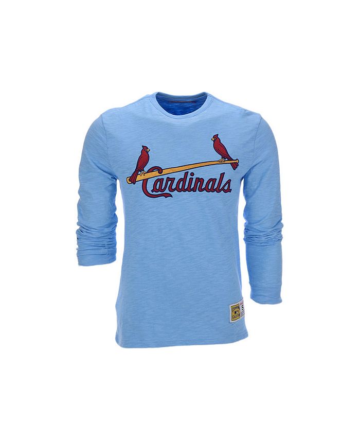 Mitchell & Ness St. Louis Cardinals Men's Slub Long Sleeve T-Shirt