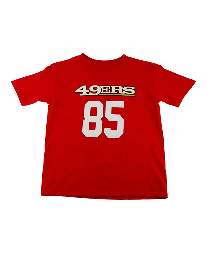 Youth George Kittle White San Francisco 49ers Team Replica Player Jersey