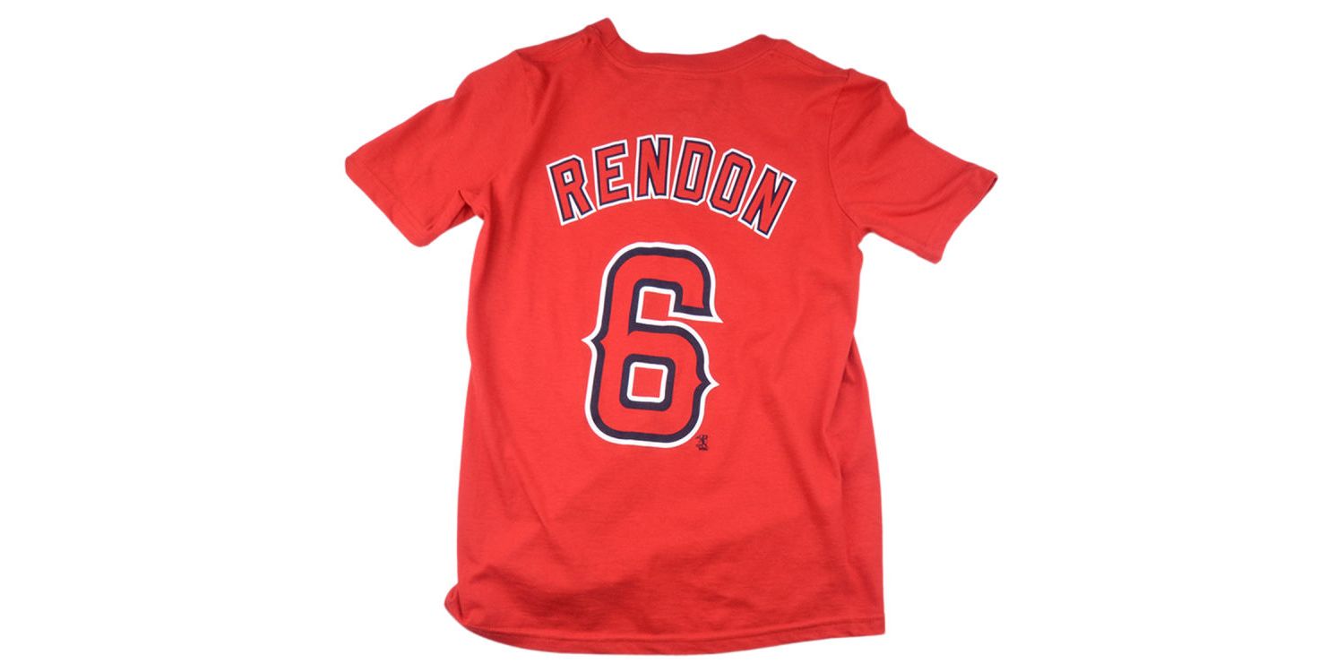 Los Angeles Angels Big Boys and Girls Name and Number Player T-shirt - Anthony Rendon