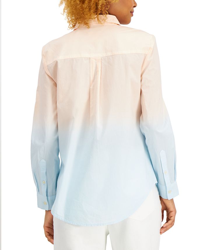 Style & Co Cotton Printed ButtonDown Shirt, Created for Macy's
