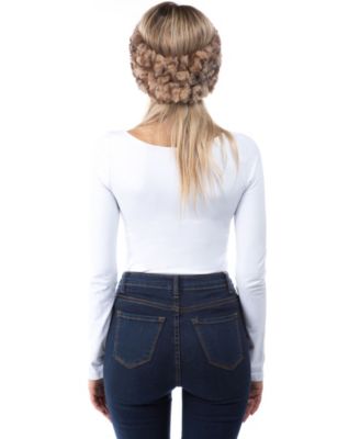 Women's Plush Faux Fur Stretch Headband