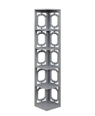 Omega 5 Tier Corner Bookcase