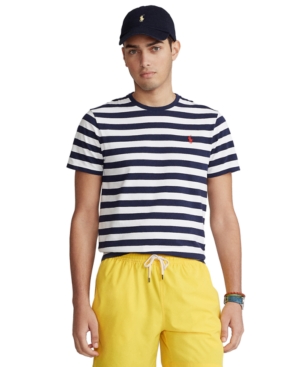 Polo Ralph Lauren Men's Classic-Fit Striped Crewneck T-Shirt