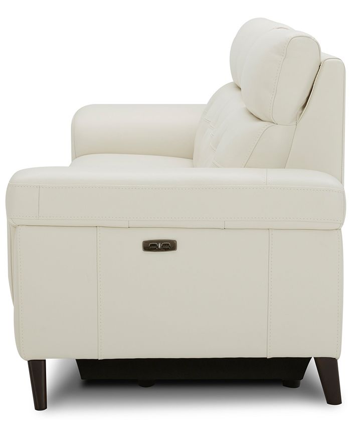 Furniture Jazlo 3Pc. Leather Sectional with 2 Power Recliners, Created