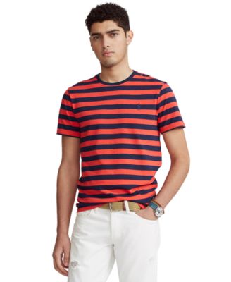 polo striped men's t shirt