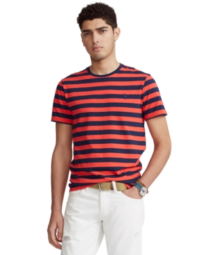 Polo Ralph Lauren Men's Classic-Fit Striped Crewneck T-Shirt