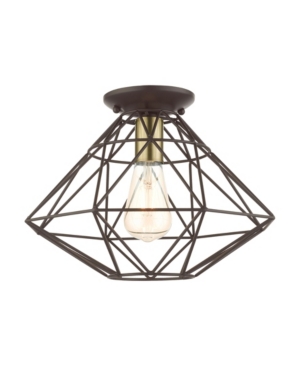 Geometric 1 Light Flush Mount