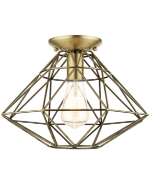 Geometric 1 Light Flush Mount