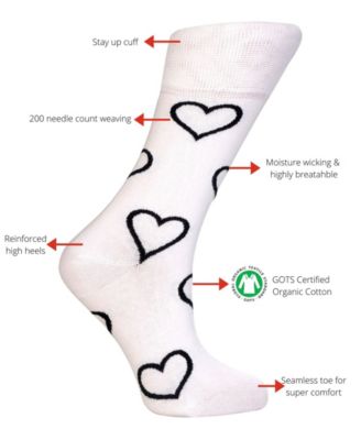 Women's Super Soft Cotton Seamless Toe Trouser Socks