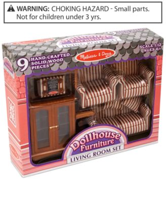 Melissa and Doug - Kids Toys, Dollhouse Living Room Furniture