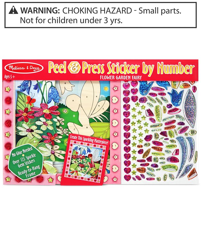 Melissa and doug sticker by hot sale number