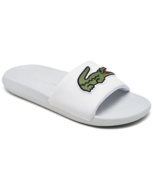 image of Lacoste Women-s Embroidered Croc Slide Sandals from Finish Line