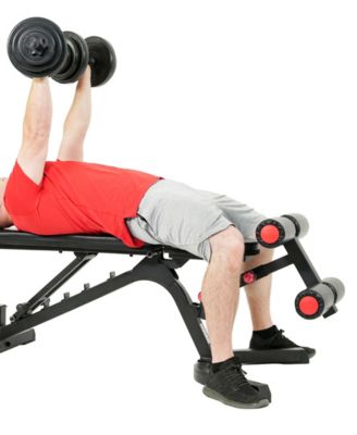 Fully Adjustable Power Zone Utility Heavy Duty Weight Bench with 500 lb Max Weight, Black