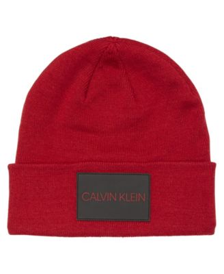 calvin klein patch beanie