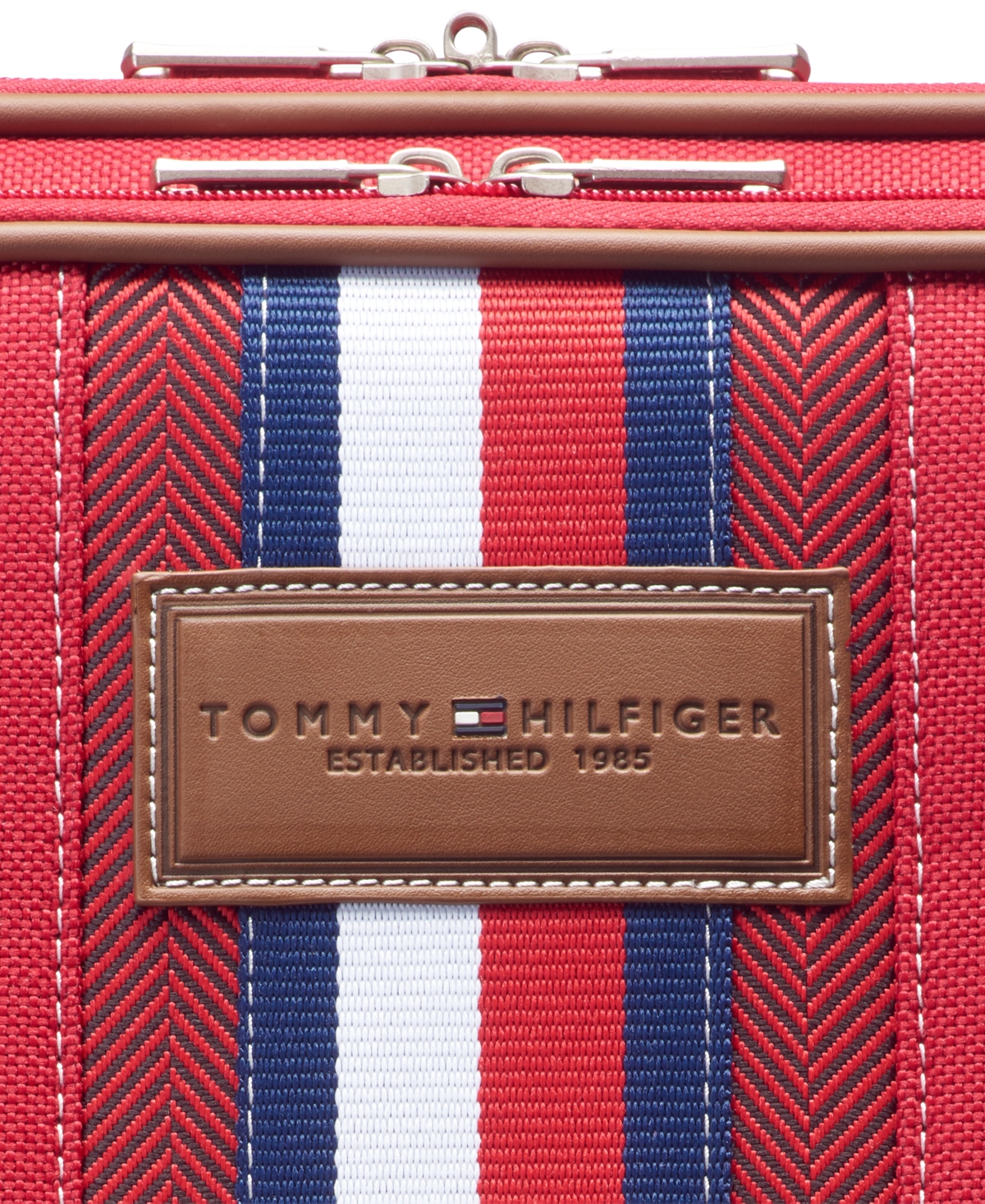Tommy Hilfiger Closeout!  Logan 28" Softside Spinner In Red