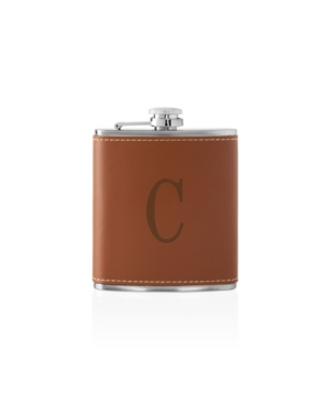 Personalized Leather Flask Set