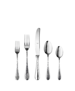 Mepra Epoque Flatware Set, 5 Pieces In Silver-tone