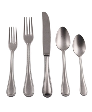 Mepra Perla Flatware Set, 5 Pieces In Silver-tone