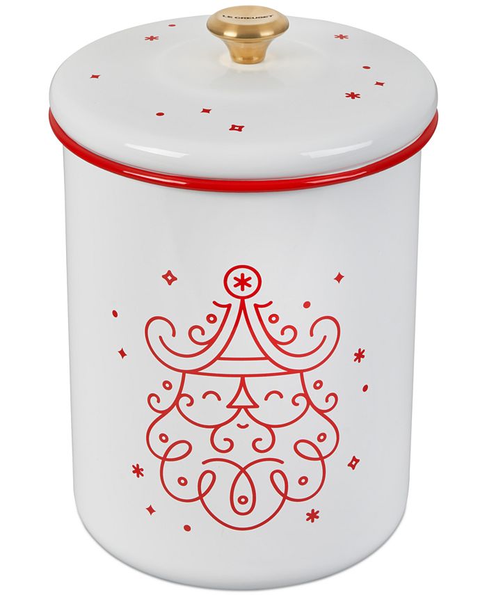 Le Creuset Noel Santa 4.25Qt. Cookie Jar Macy's