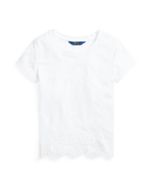 image of Big Girls Eyelet-Hem Jersey Top