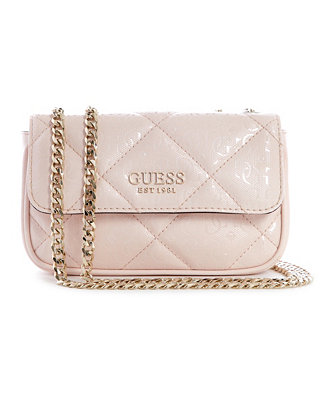 GUESS Dilla Quilted Logo Micro Mini Bag - Macy's