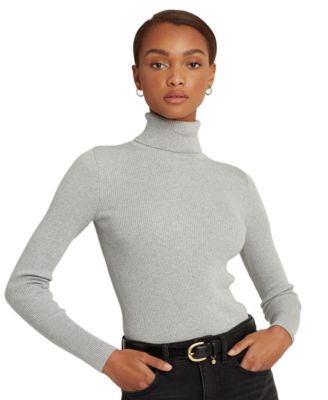 ralph lauren ribbed turtleneck women's