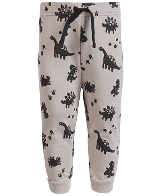 First Impressions Baby Boys Dino-Print Jogger Pants, Created for Macy's ...
