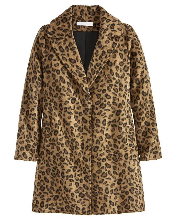 Macy's online leopard coat