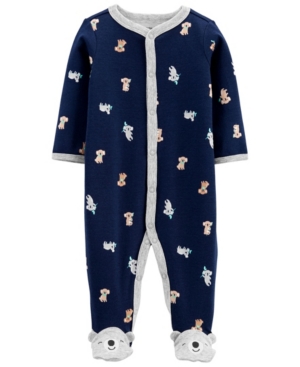 Carter's Baby Boys Koala Cotton Snap-Up Sleep and Play One Piece