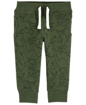image of Carter-s Baby Boys Dinosaur Pull-On Fleece Pants