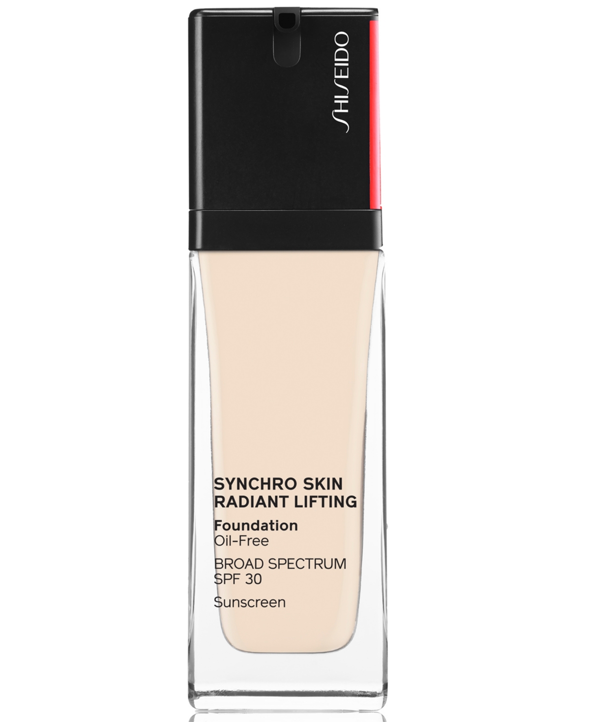 Shiseido Synchro Skin Radiant Lifting Foundation, 30 ml In Alabaster,balanced Tone For Fairest Ski