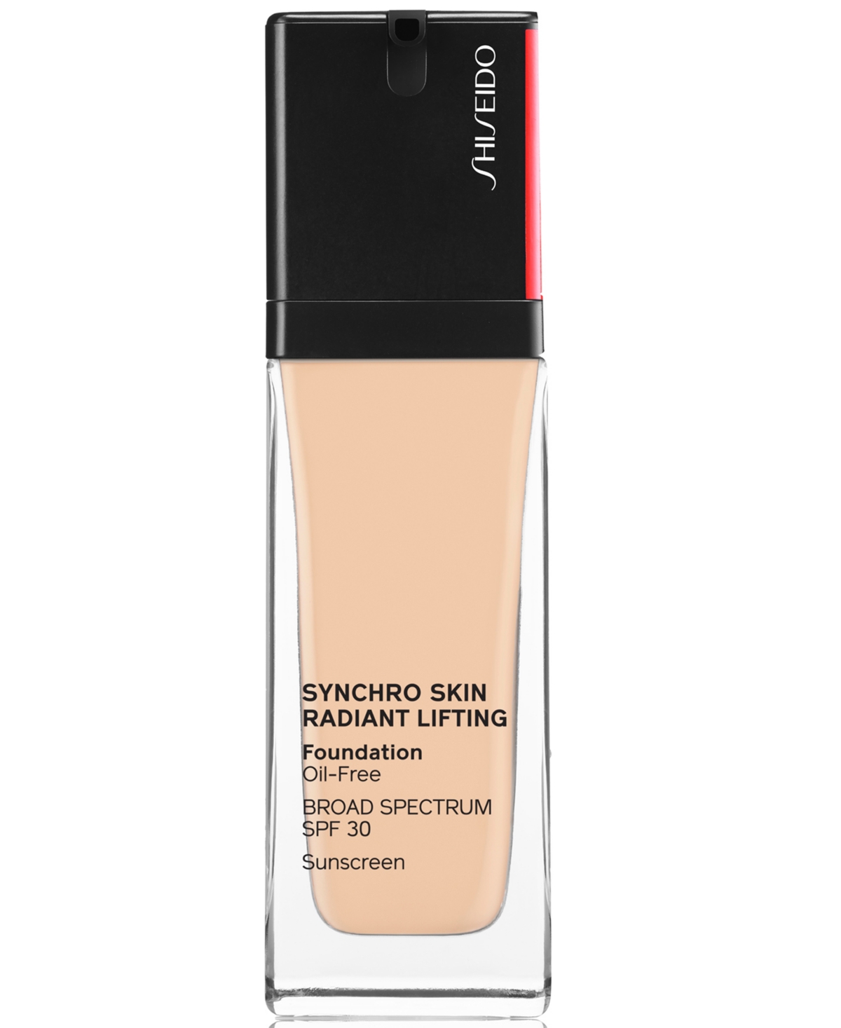 Shiseido Synchro Skin Radiant Lifting Foundation, 30 ml In Porcelain,slight Rose Tone For Fair Ski