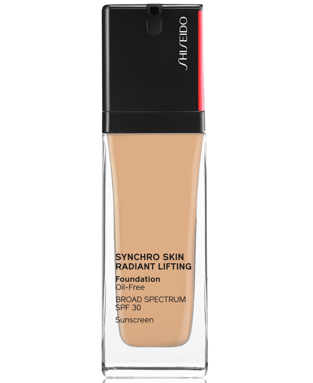 Shiseido Synchro Skin Radiant Lifting Foundation, 30 ml In Pine - Balanced Tone For Medium Skin,ne