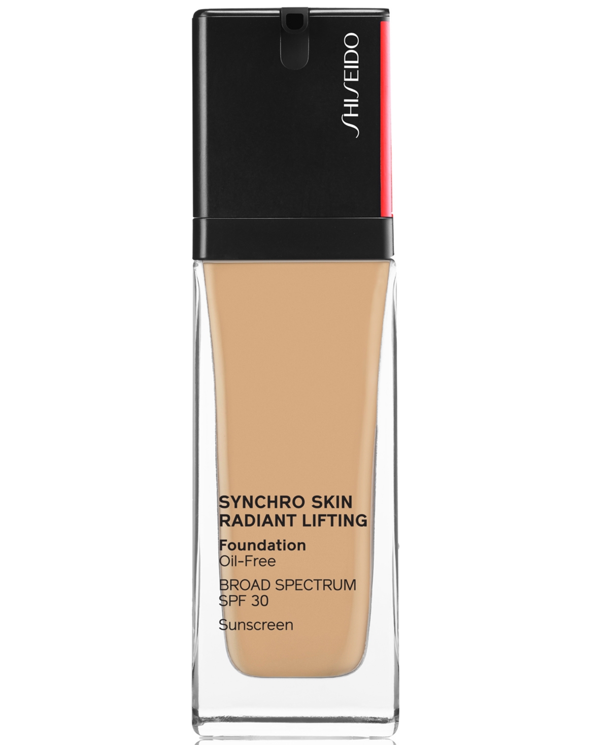 Shiseido Synchro Skin Radiant Lifting Foundation, 30 ml In Bamboo - Golden Tone For Medium Skin,go
