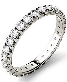 Moissanite Eternity Band (1 ct. t.w. DEW) in 14k White Gold