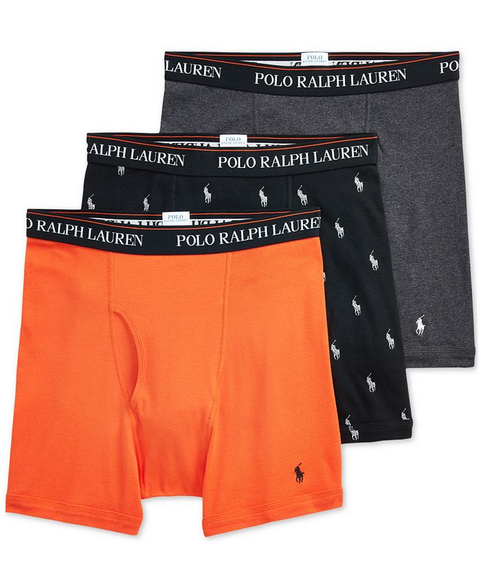 Polo Ralph Lauren Men's 3-Pack Boxer Briefs - Macy's