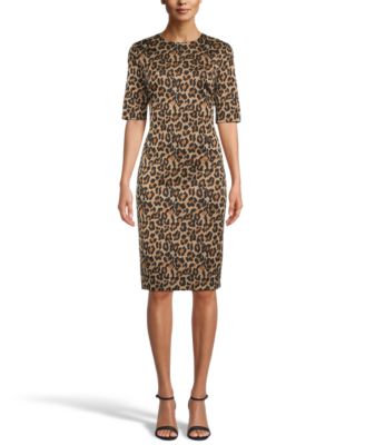 anne klein animal print dress