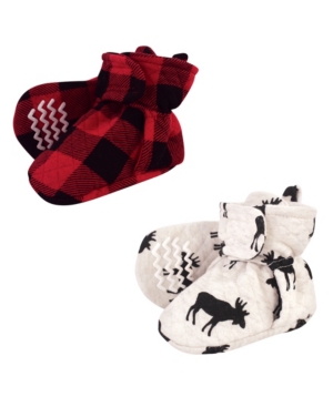 Hudson Baby Boys and Girls Quilted Booties Pack of 2