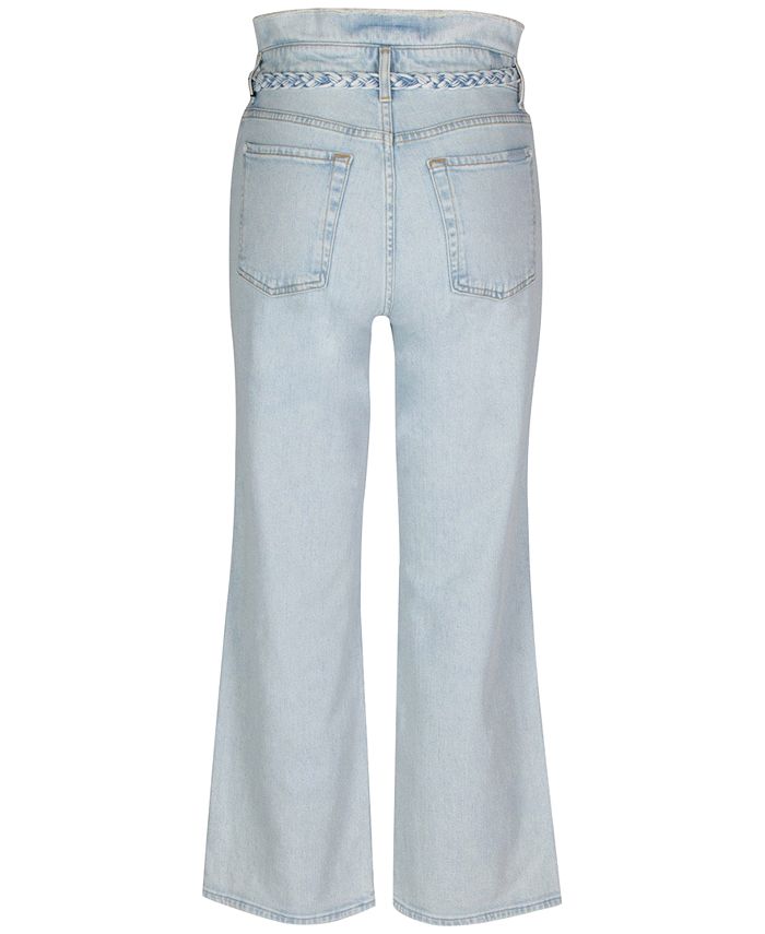 7 For All Mankind Alexa Cropped Paperbag Jeans - Macy's