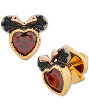 image of Kate Spade New York Tri-Tone Crystal Minnie Stud Earrings