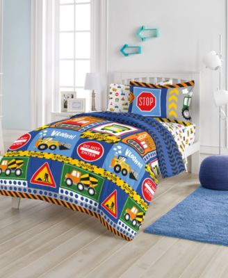 Kids Under Construction Comforter Set, Twin