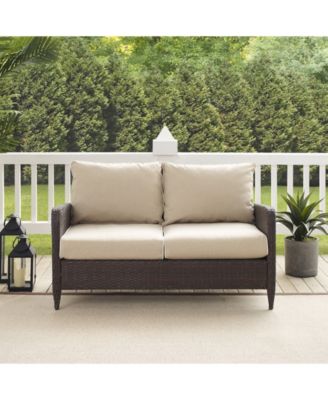 Kiawah Outdoor Wicker Loveseat