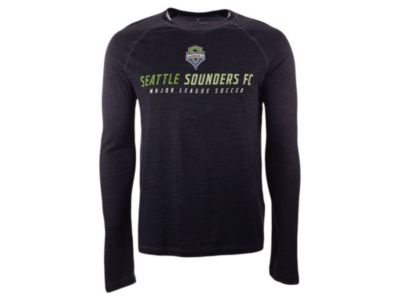 Majestic - Men's Seattle Sounders FC Iconic Baseline Long-Sleeve T-Shirt