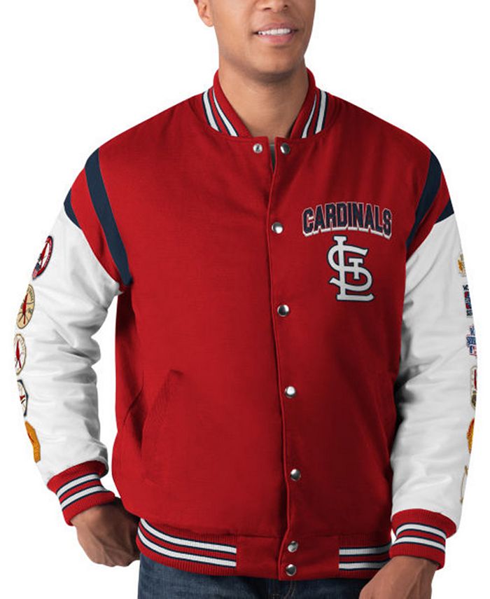 The Captain III St. Louis Cardinals Light Blue Varsity Jacket