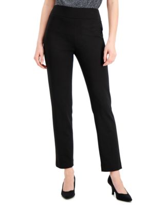 Kasper Pull-On Ponte Pants - Macy's