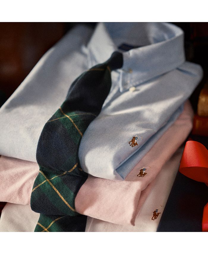 berouw hebben sigaar Aardewerk Polo Ralph Lauren Men's Signature Oxford Shirt, Regular and Big & Tall &  Reviews - All Men's Clothing - Men - Macy's