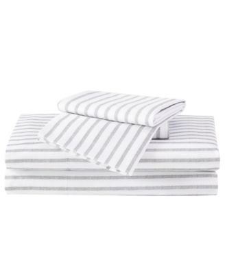 Printed Microfiber 4-Pc. Sheet Set, Queen
