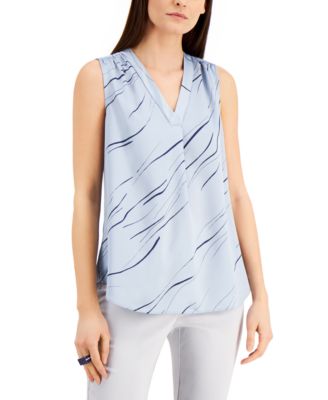 alfani petite tops macys