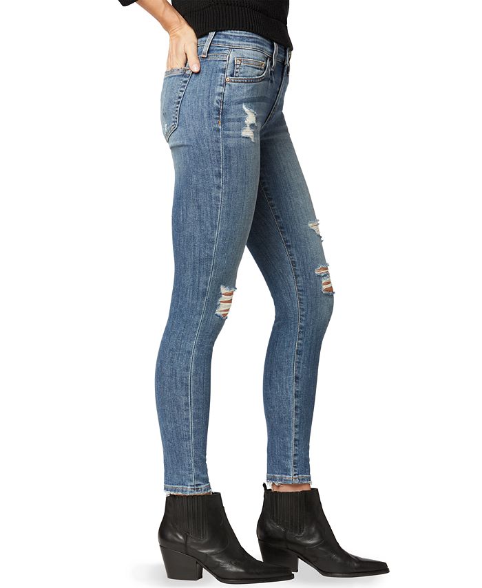 Joe's Jeans Ripped Ankle Skinny Jeans Macy's